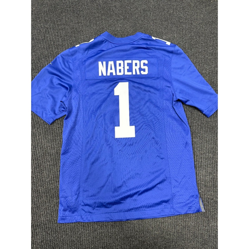 Malik Nabers New York Giants Nike NFL Jersey Blue Men's Size M Medium